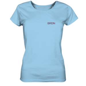 Organic Shirt - BRDN - Blue - Ladies Organic Shirt