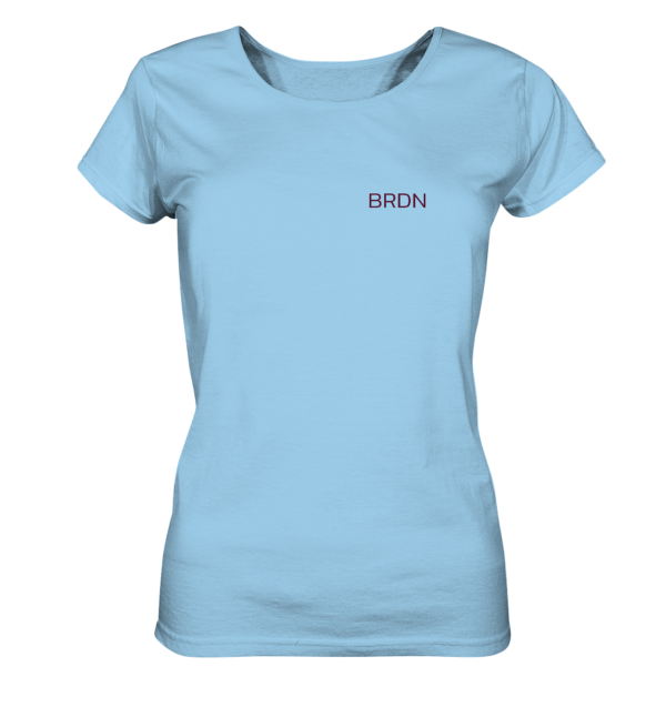 Organic Shirt - BRDN - Blue - Ladies Organic Shirt