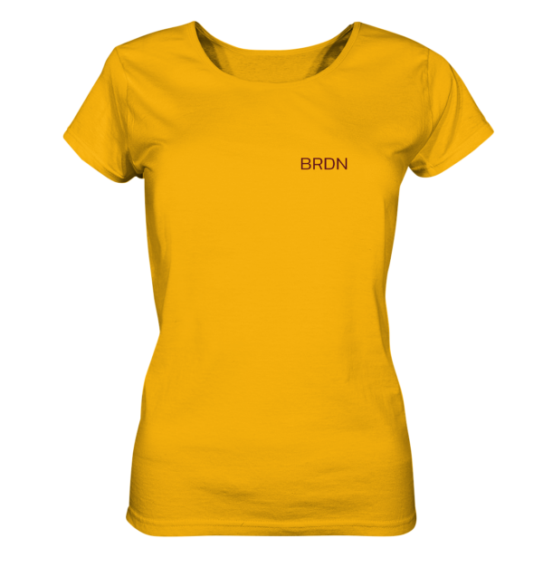 Organic Shirt - BRDN - Blue - Ladies Organic Shirt - Image 2